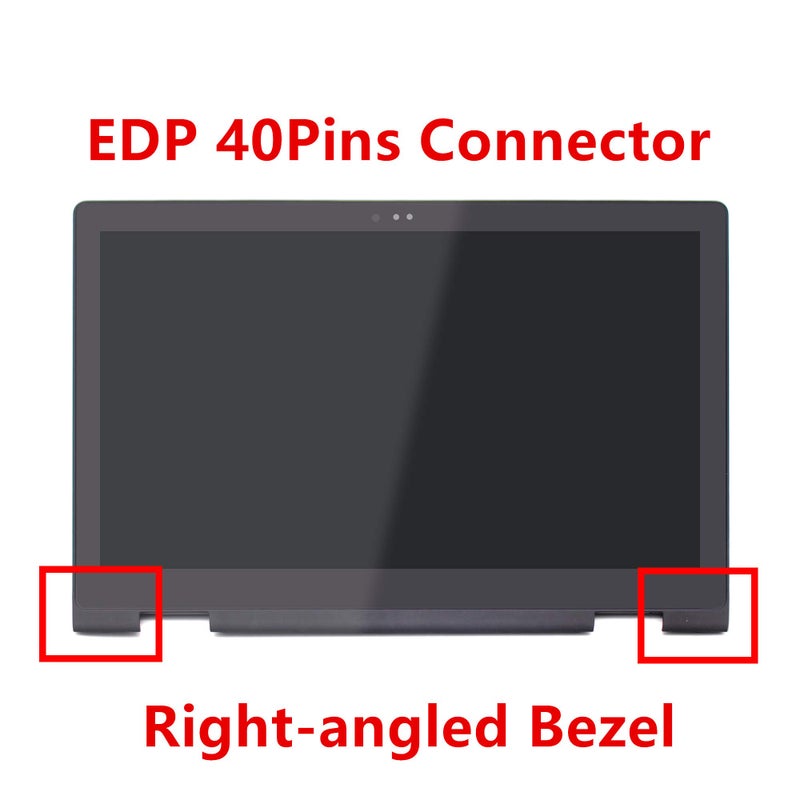 LCDOLED Replacement 15.6 inches FullHD 1920x1080 IPS B156HAB01.0 40Pins LED LCD Display Touch Screen Digitizer Assembly with Bezel for Dell Inspiron 15 5568 i5568 5578 i5578 - Image 5